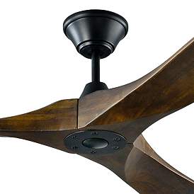 Image3 of 88" Maverick Super Max Matte Black Ceiling Fan with Remote more views