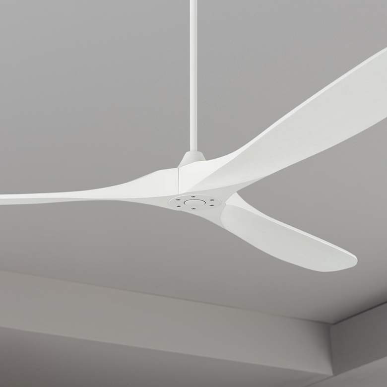 Image 1 88" Maverick Super Max Matte White Ceiling Fan with Remote