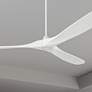 88" Maverick Super Max Matte White Ceiling Fan with Remote