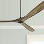 1_88" Visual Comfort Maverick Max Pewter Damp Ceiling Fan with Remote