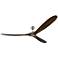 88" Visual Comfort Maverick Super Max Damp Ceiling Fan with Remote