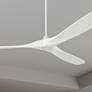 1_88" Visual Comfort Maverick Super Max Matte White Fan with Remote