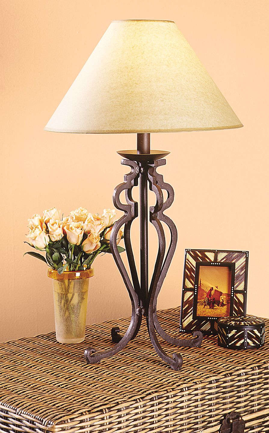 wrought iron desk lamp