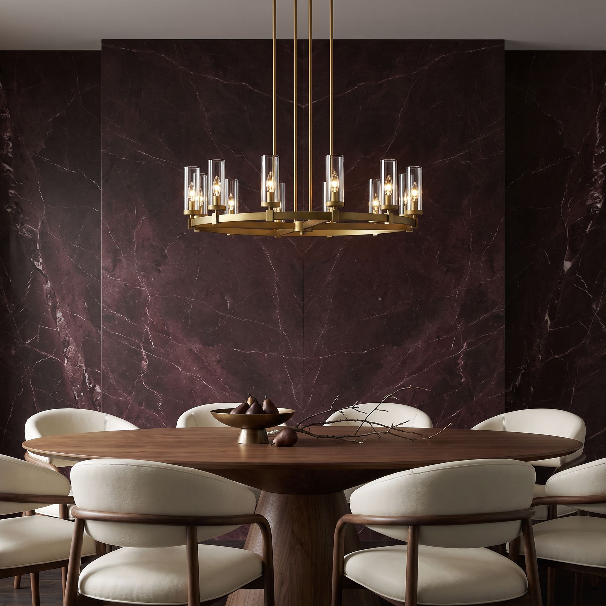 Watch A Video About the Stiffel Aron Brass 12 Light Wagon Wheel Chandelier