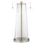 Color Plus Peggy 29 3/4" Clear Glass Fillable Table Lamp