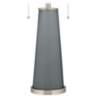 Color Plus Peggy 29 3/4" Software Gray Glass Table Lamp