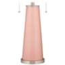 Color Plus Peggy 29 3/4" Rose Pink Glass Table Lamp