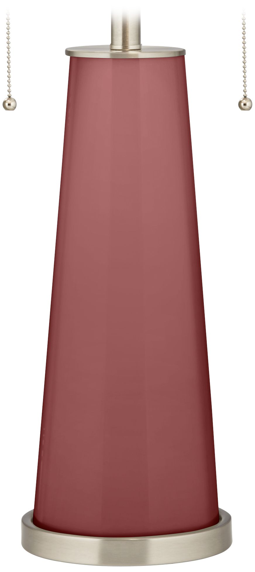 Color Plus Peggy 29 3/4" High Toile Red Glass Table Lamp