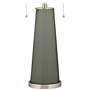 Color Plus Peggy 29 3/4" Pewter Green Glass Table Lamp