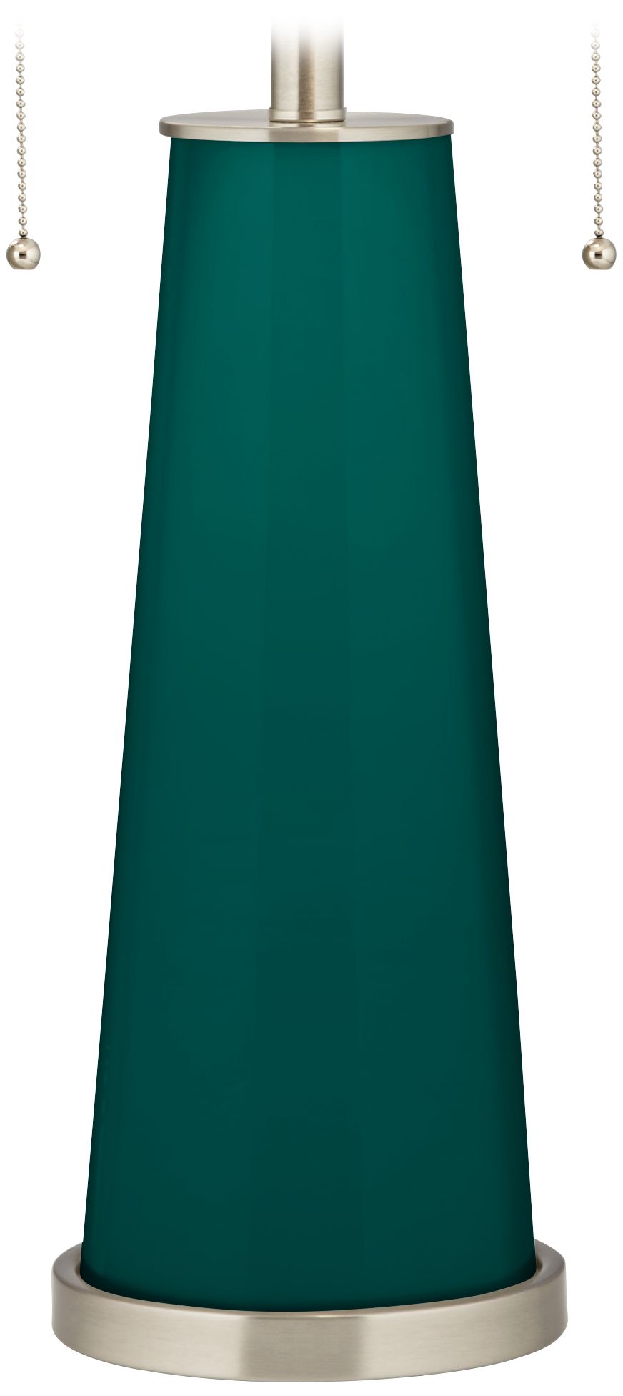 Color Plus Peggy 29 3/4" Peacock Blue Glass Table Lamp