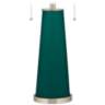 Color Plus Peggy 29 3/4" Peacock Blue Glass Table Lamp