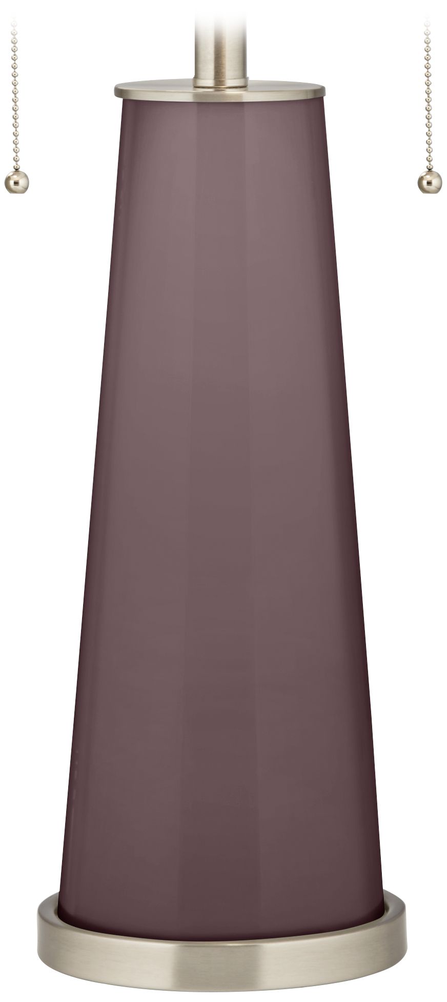 Color Plus Peggy 29 3/4" Poetry Plum Purple Glass Table Lamp