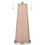 Color Plus Peggy 29 3/4" Italian Coral Pink Glass Table Lamp