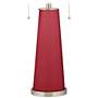Color Plus Peggy 29 3/4" Samba Red Glass Table Lamp