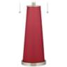 Color Plus Peggy 29 3/4" Samba Red Glass Table Lamp