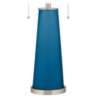 Color Plus Peggy 29 3/4" Mykonos Blue Glass Table Lamp
