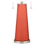 Color Plus Peggy 29 3/4" Koi Orange Glass Table Lamp