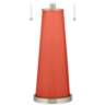 Color Plus Peggy 29 3/4" Koi Orange Glass Table Lamp