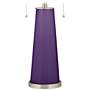 Color Plus Peggy 29 3/4" Acai Purple Glass Table Lamp
