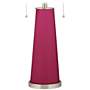 Color Plus Peggy 29 3/4" Vivacious Pink Glass Table Lamp
