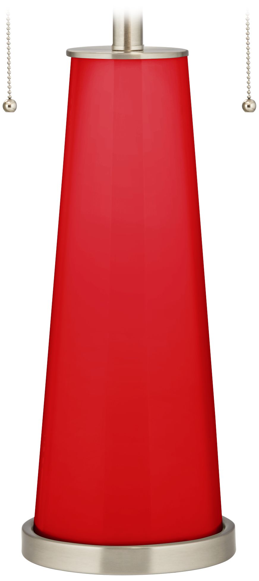 Color Plus Peggy 29 3/4" Bright Red Glass Table Lamp