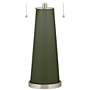 Color Plus Peggy 29 3/4" Secret Garden Green Glass Table Lamp