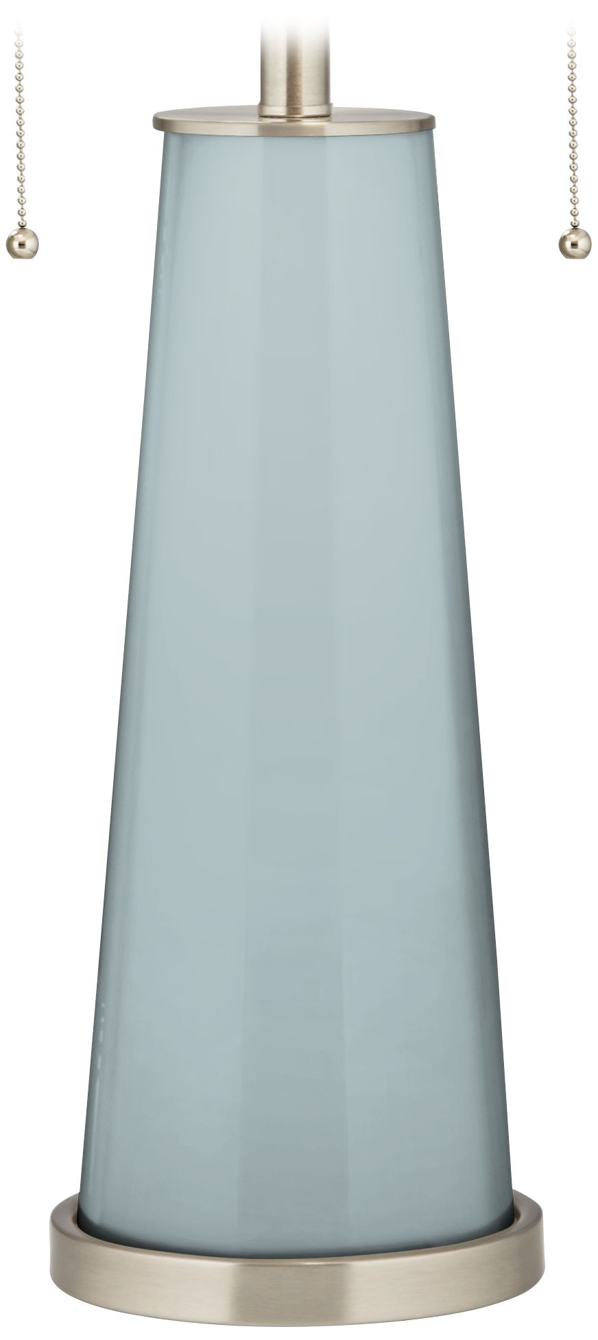 Color Plus Peggy 29 3/4" Modern Glass Rain Blue Gray Table Lamp