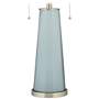 Color Plus Peggy 29 3/4" Modern Glass Rain Blue Gray Table Lamp