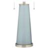 Color Plus Peggy 29 3/4" Modern Glass Rain Blue Gray Table Lamp