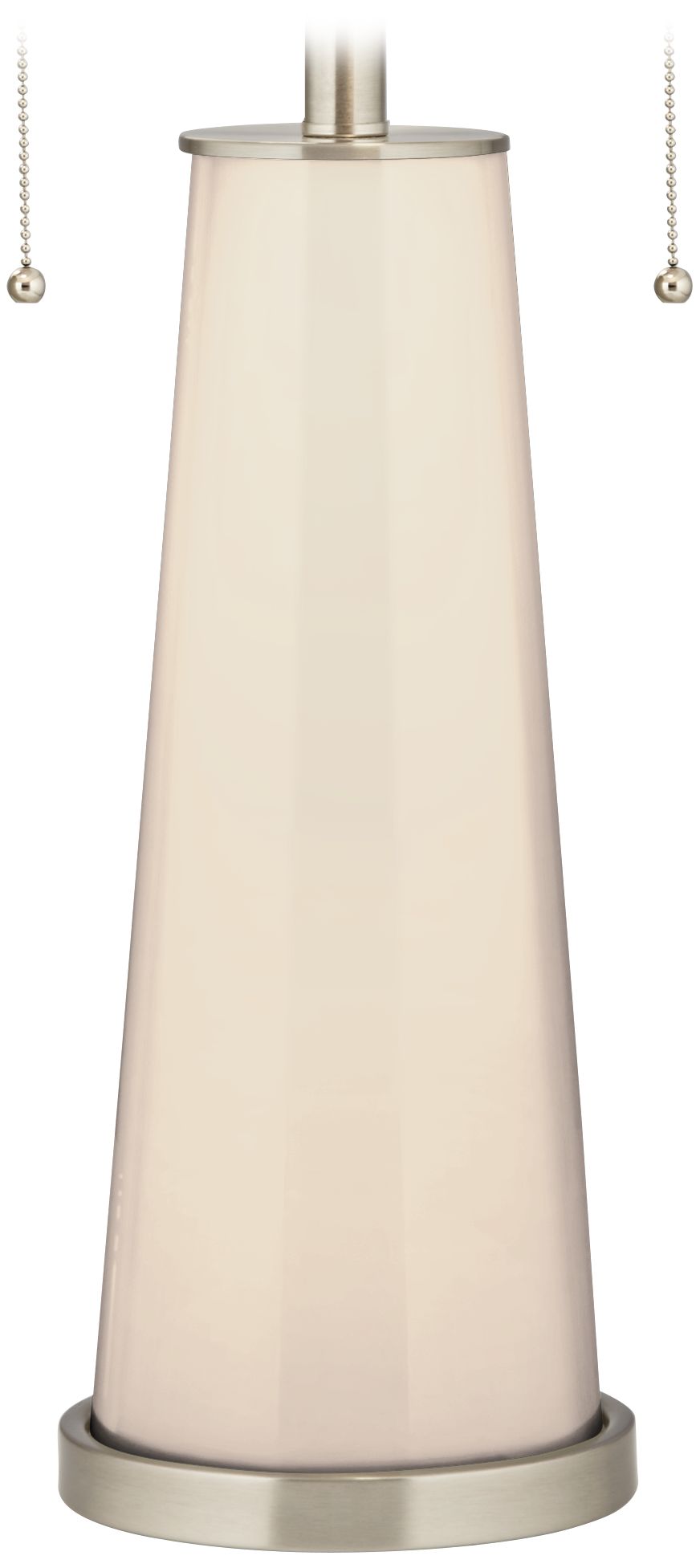 Color Plus Peggy 29 3/4" Steamed Milk White Glass Table Lamp