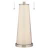 Color Plus Peggy 29 3/4" Steamed Milk White Glass Table Lamp