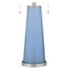 Color Plus Peggy 29 3/4" Placid Blue Glass Table Lamp
