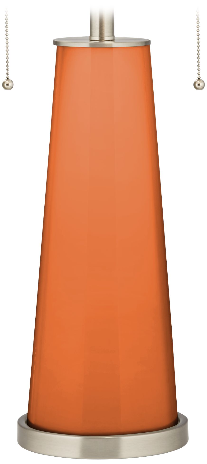 Color Plus Peggy 29 3/4" Celosia Orange Glass Table Lamp