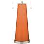 Color Plus Peggy 29 3/4" Celosia Orange Glass Table Lamp