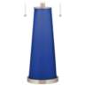 Color Plus Peggy 29 3/4" Dazzling Blue Glass Table Lamp
