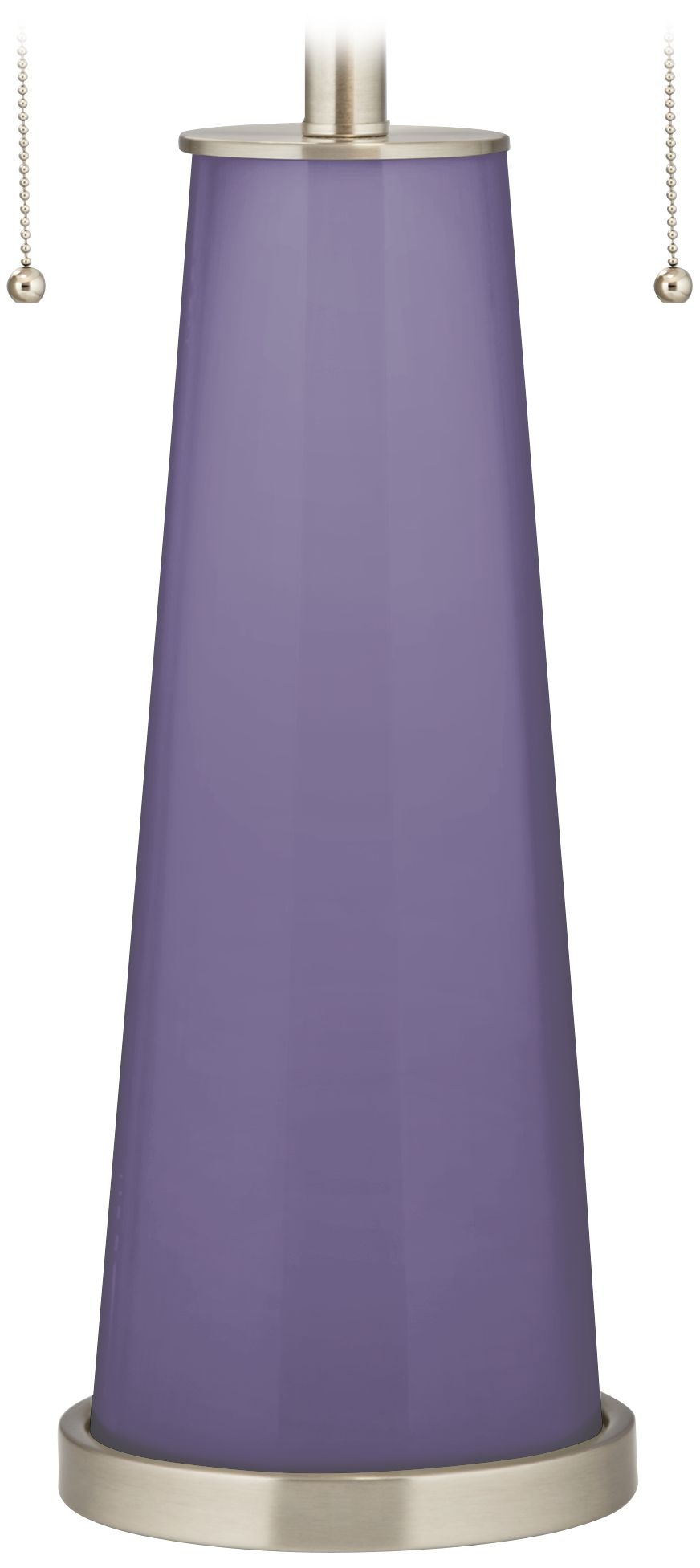 Color Plus Peggy 29 3/4" Modern Purple Haze Glass Table Lamp