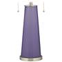 Color Plus Peggy 29 3/4" Modern Purple Haze Glass Table Lamp