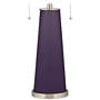 Color Plus Peggy 29 3/4" Quixotic Plum Purple Glass Table Lamp