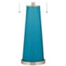 Color Plus Peggy 29 3/4" Modern Caribbean Sea Blue Table Lamp