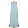 Color Plus Peggy 29 3/4" Modern Glass Vast Sky Blue Table Lamp