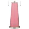 Color Plus Peggy 29 3/4" Modern Glass Haute Pink Table Lamp