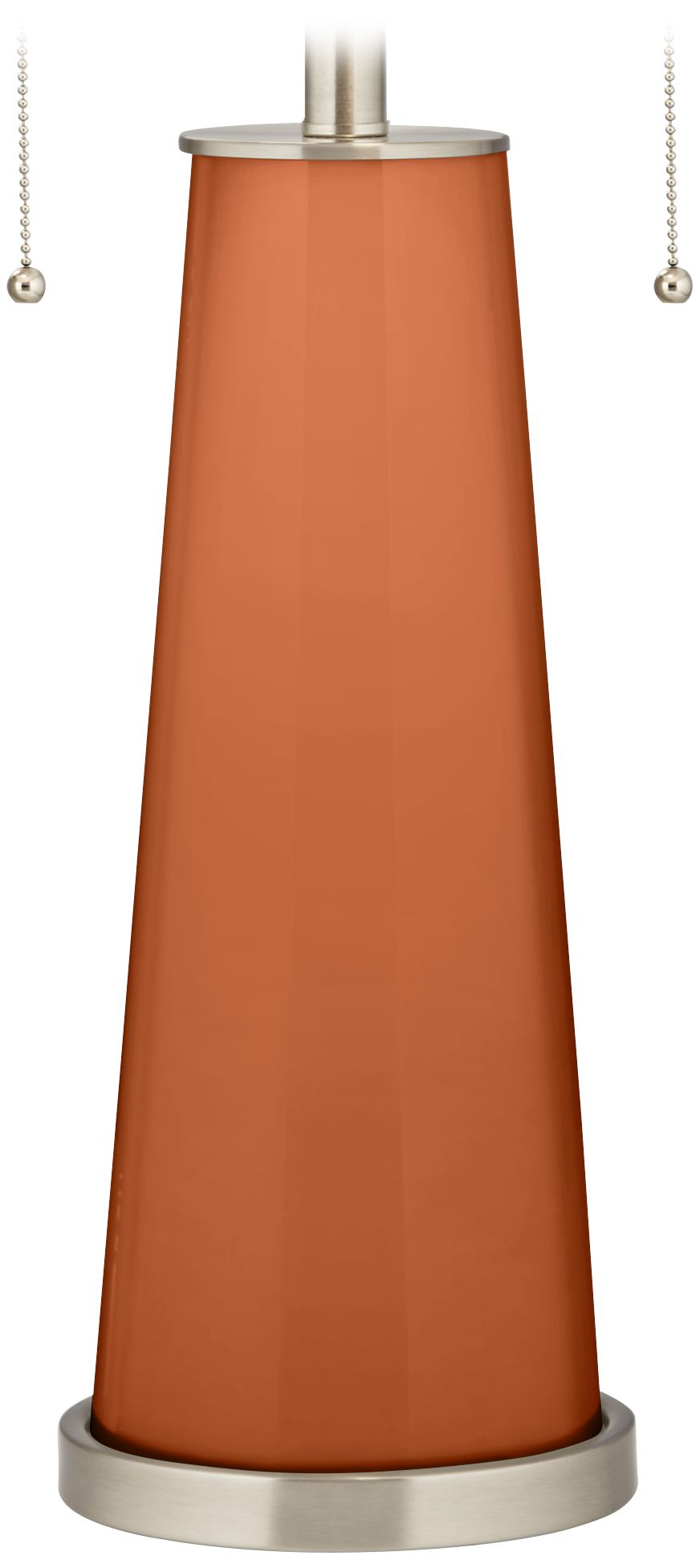 Color Plus Peggy 29 3/4" Robust Orange Glass Table Lamp