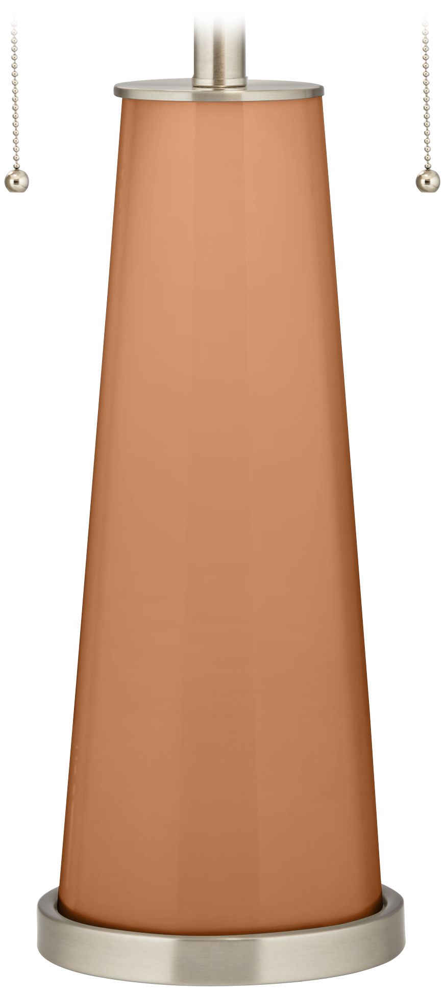 Burnt Almond Peggy Glass Table Lamp