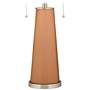 Burnt Almond Peggy Glass Table Lamp