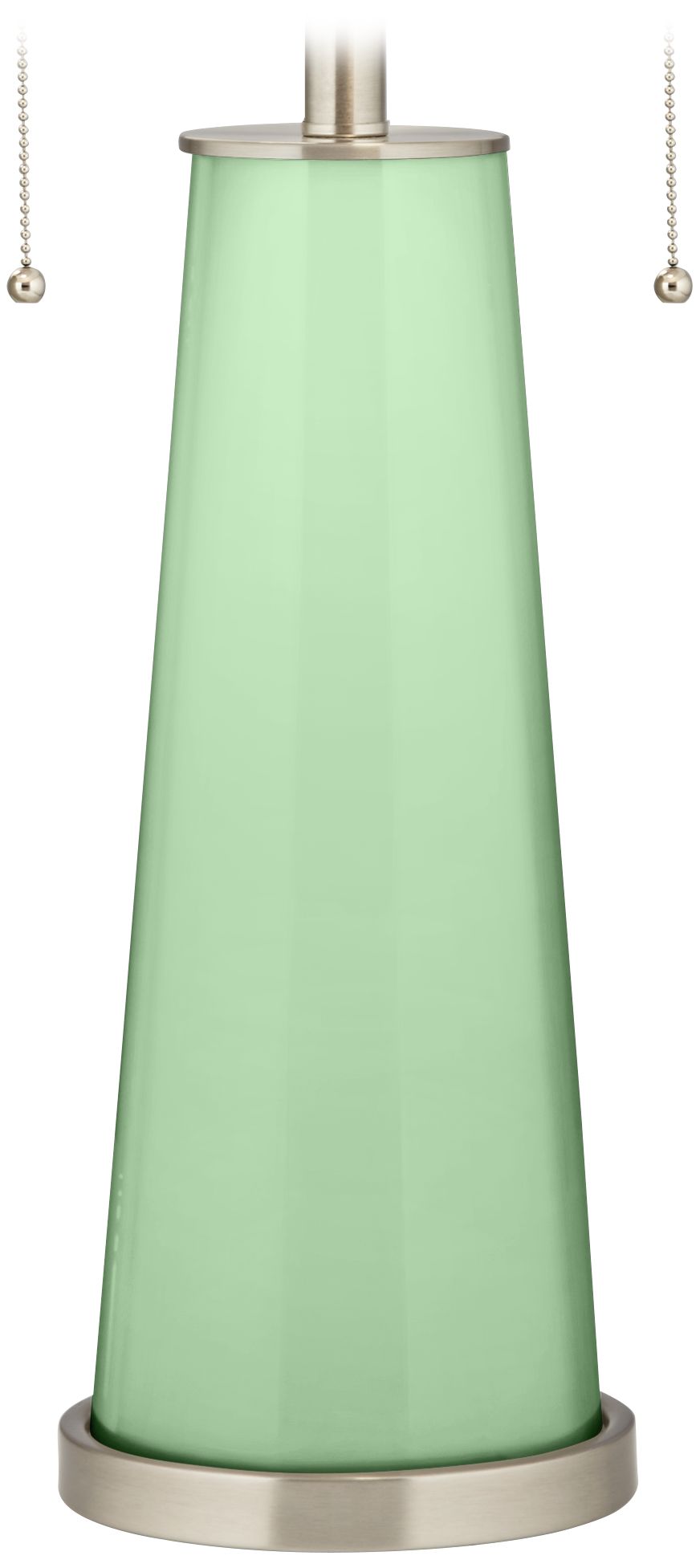 Color Plus Peggy 29 3/4" Flower Stem Green Glass Table Lamp