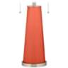 Color Plus Peggy 29 3/4" Daring Orange Glass Table Lamp