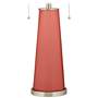 Color Plus Peggy 29 3/4" Modern Glass Coral Reef Pink Table Lamp