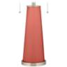 Color Plus Peggy 29 3/4" Modern Glass Coral Reef Pink Table Lamp