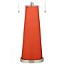 Color Plus Peggy 29 3/4" Daredevil Orange Glass Table Lamp