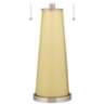 Color Plus Peggy 29 3/4" Modern Glass Butter Up Yellow Table Lamp